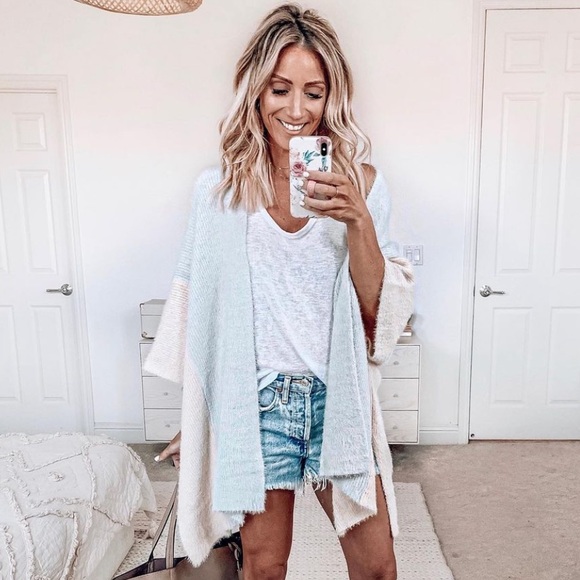 Sole Society Sweaters - NWT Sole Society Colorblock Wrap